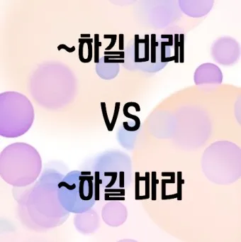 바래 바라 뜻 맞춤법 차이 맞는 표현은_8