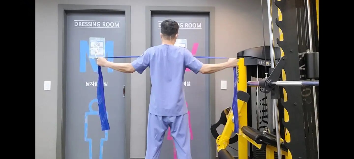 Scapular Retraction Band Pull exercise