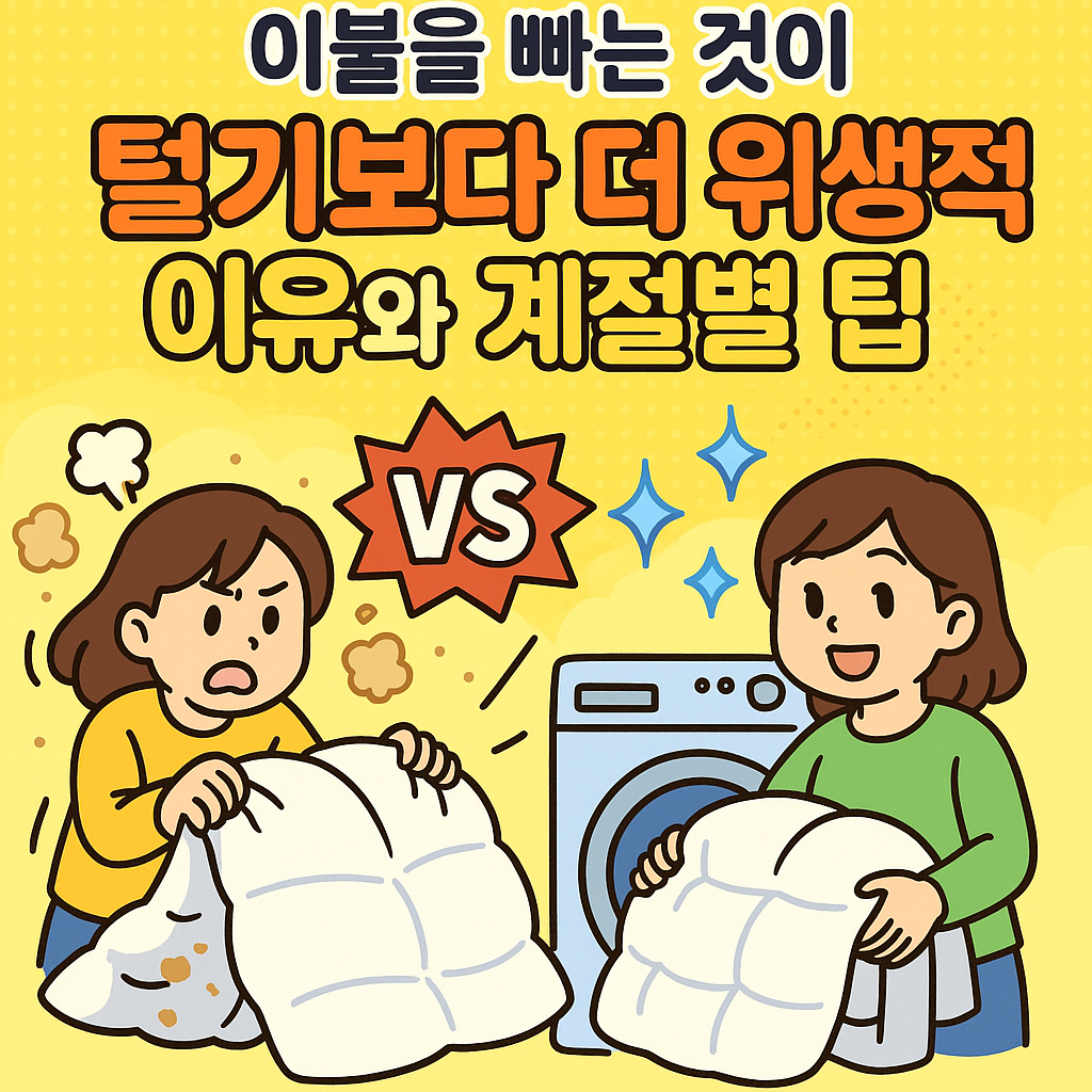 더 위생적인 이유와 계절별 팁