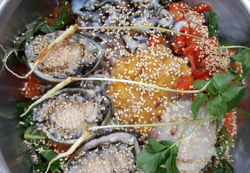 속초 대포항 물회 맛집 전복양푼물회
