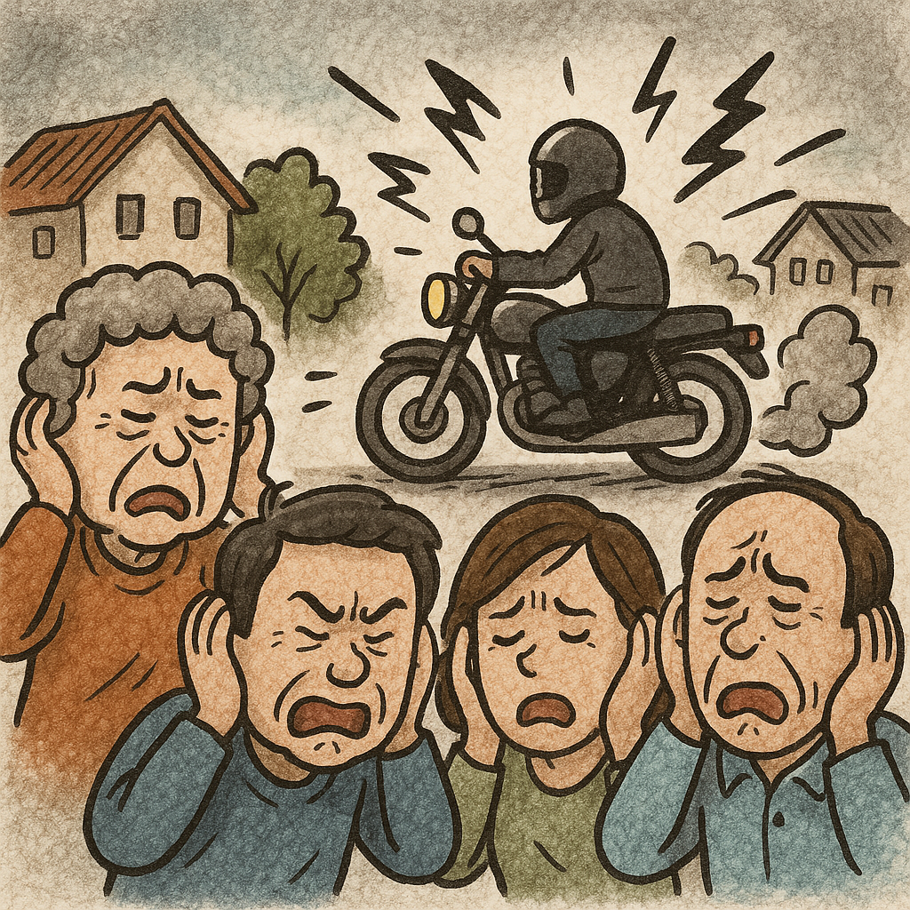 오토바이 소음 기준? 법적 기준과 현실적인 해결책 관련 사진