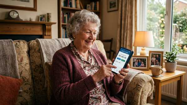 시니어 내 손안의 은행'모바일 뱅킹'