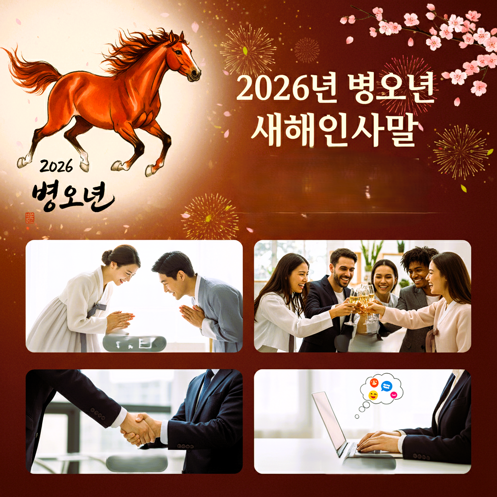 2026년- 병오년- 새해인사말- 완벽 -가이드- 상황별 -센스있는- 문구 모음