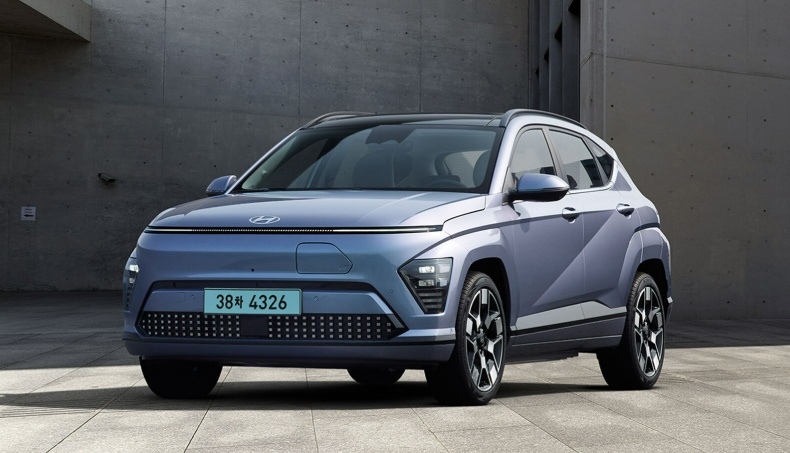 2025 코나 일렉트릭 메타 블루 펄 외장 컬러