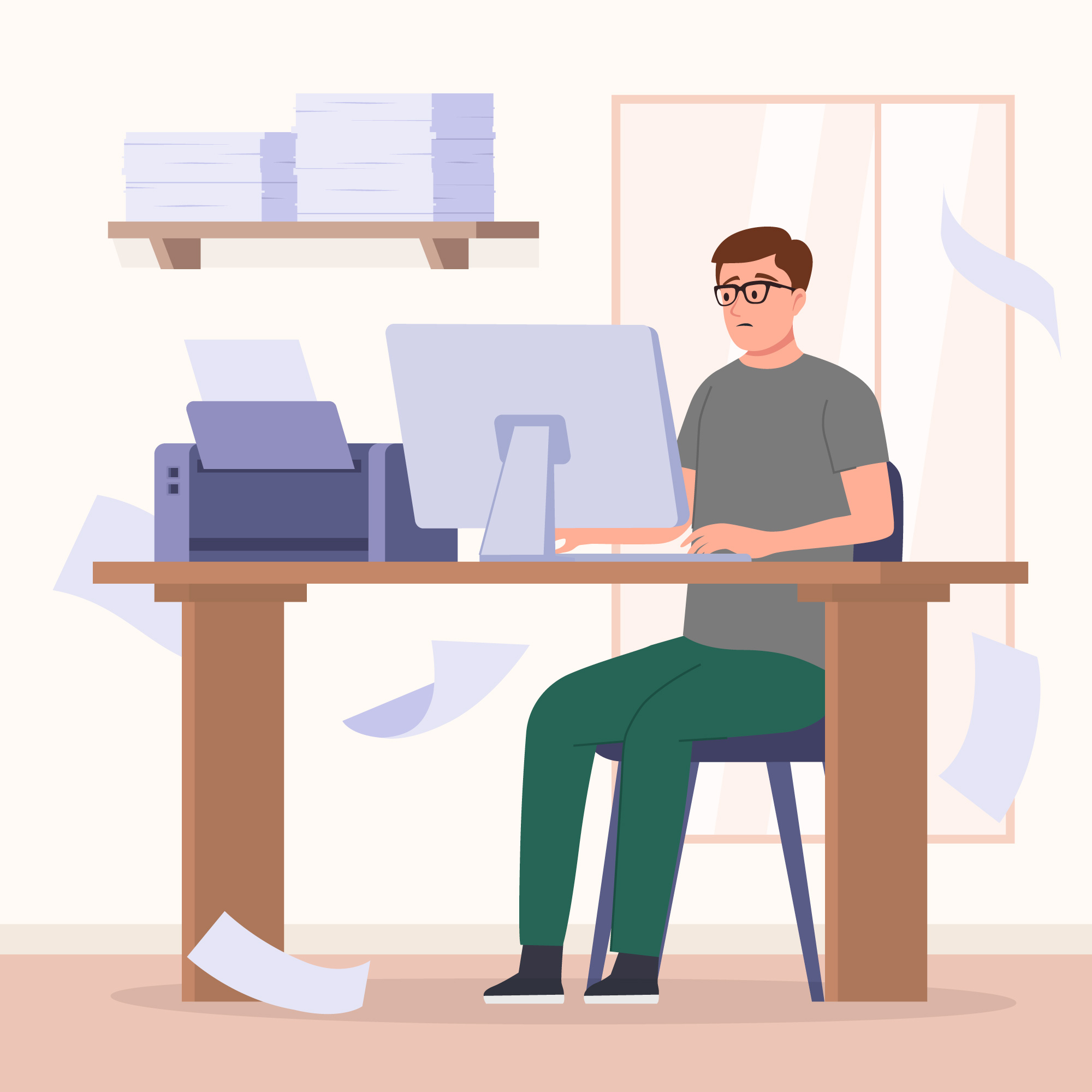 정부지원금을 신청하는 사람