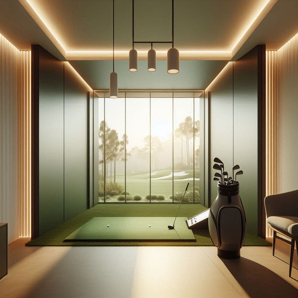 스크린골프장 배경