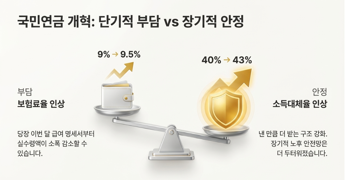 국민연금 개혁 인포그래픽