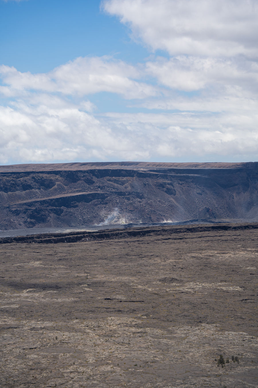 화산국립공원 스팀벤츠 분화구