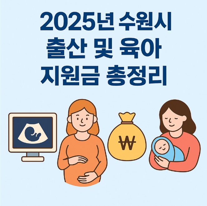 2025년 수원시 출산 및 육아 지원금 총정리