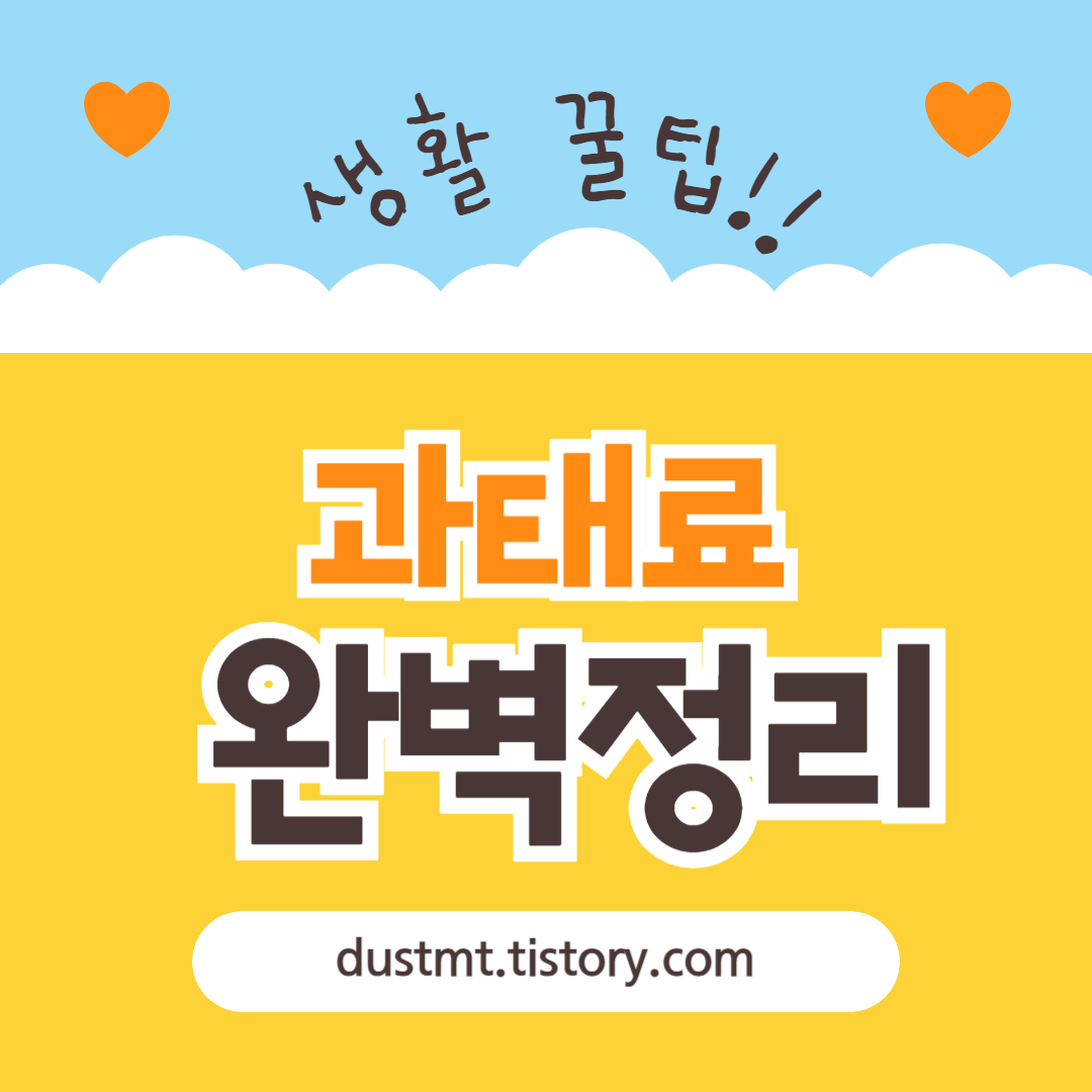 과태료 완벽정리