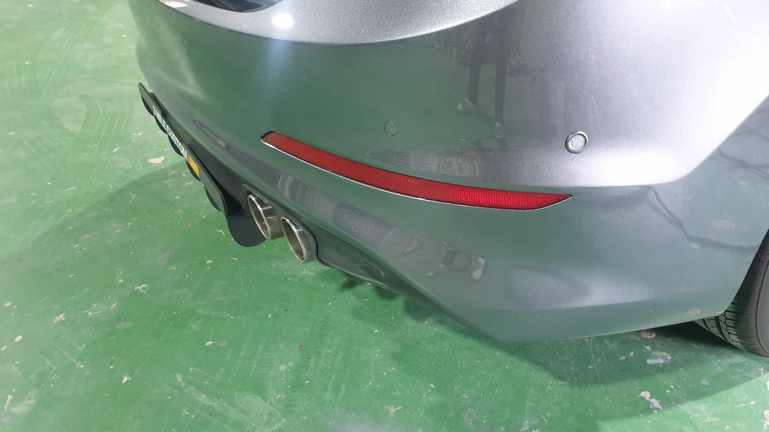 깨진 범퍼 복원 - 작업 완료