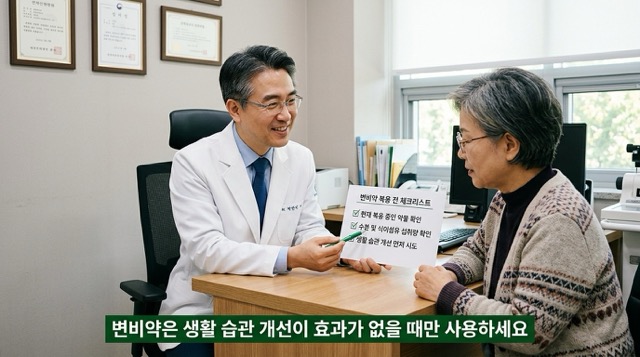 변비약 하제 정의 사용 원칙 65세 이상 주의사항 상세"