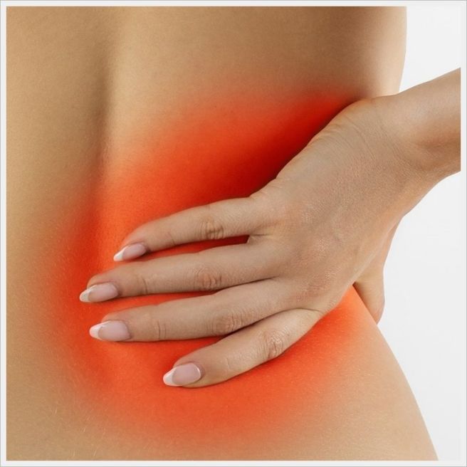 오른쪽 옆구리 뒤쪽 통증 의심되는병