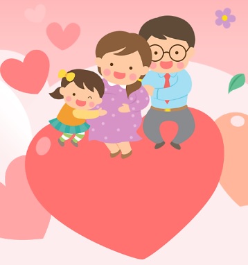 단란한 가족사진