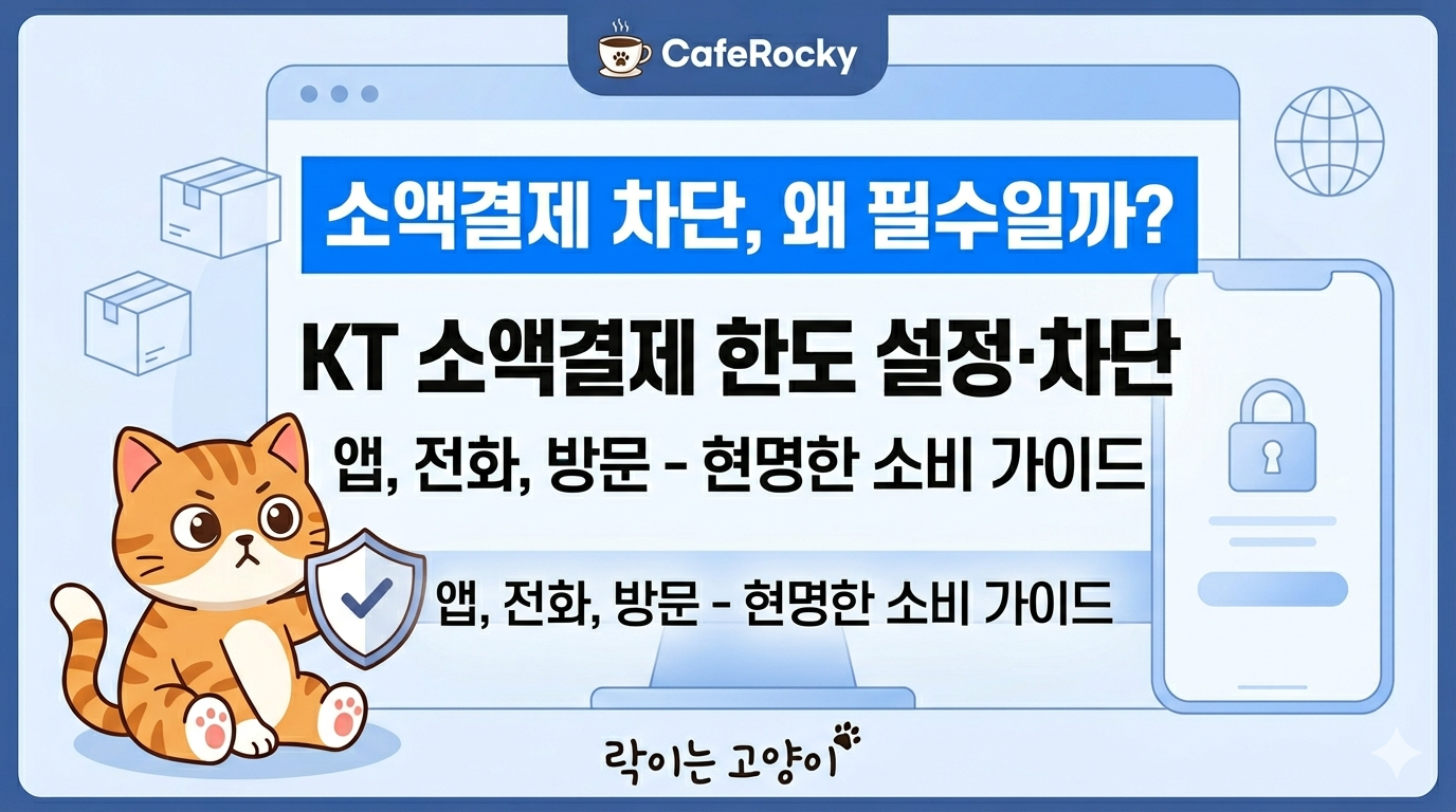 소액결제 한도 설정/차단