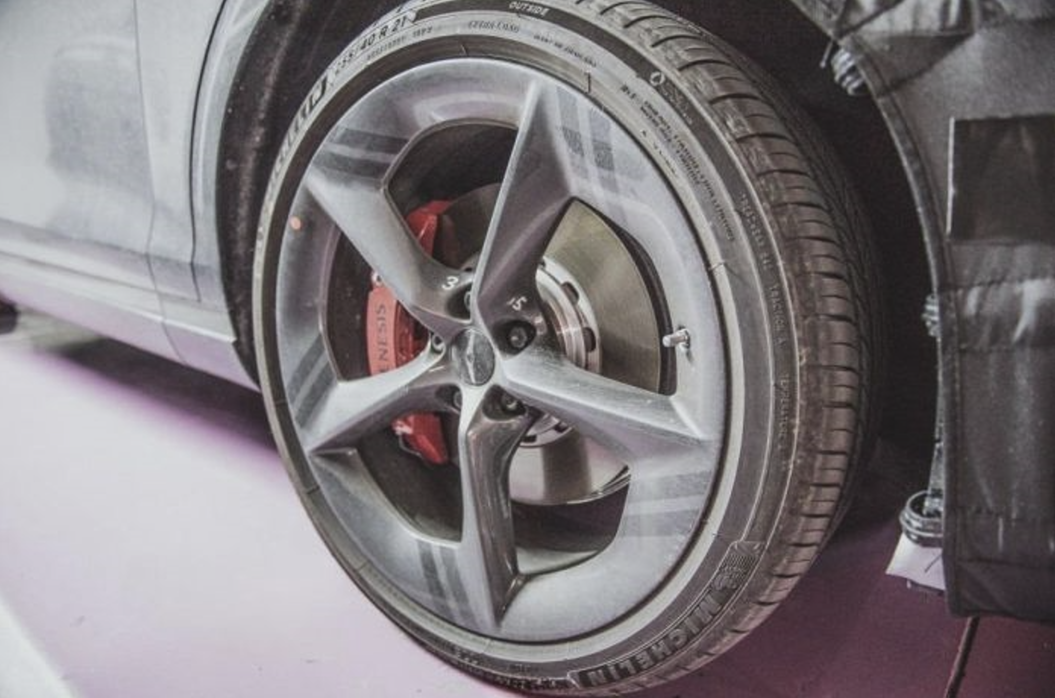 제네시스 GV70 페이스리프트 테스트카 스파이샷