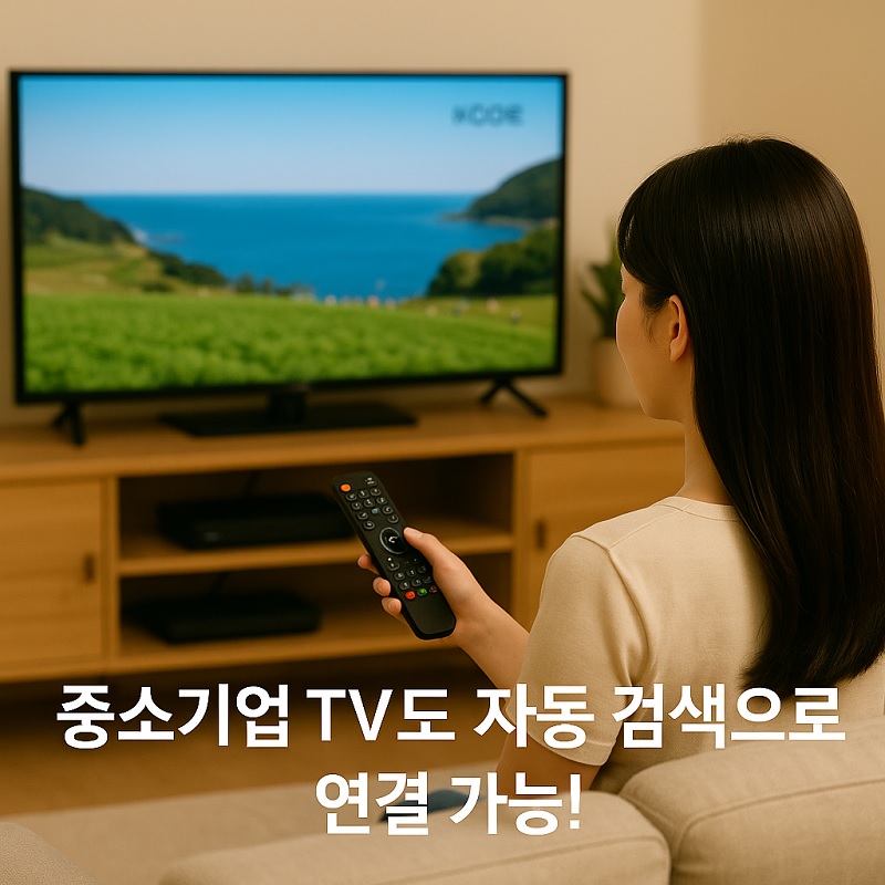 케이블TV 리모컨으로 TV 연결 설정하는 법