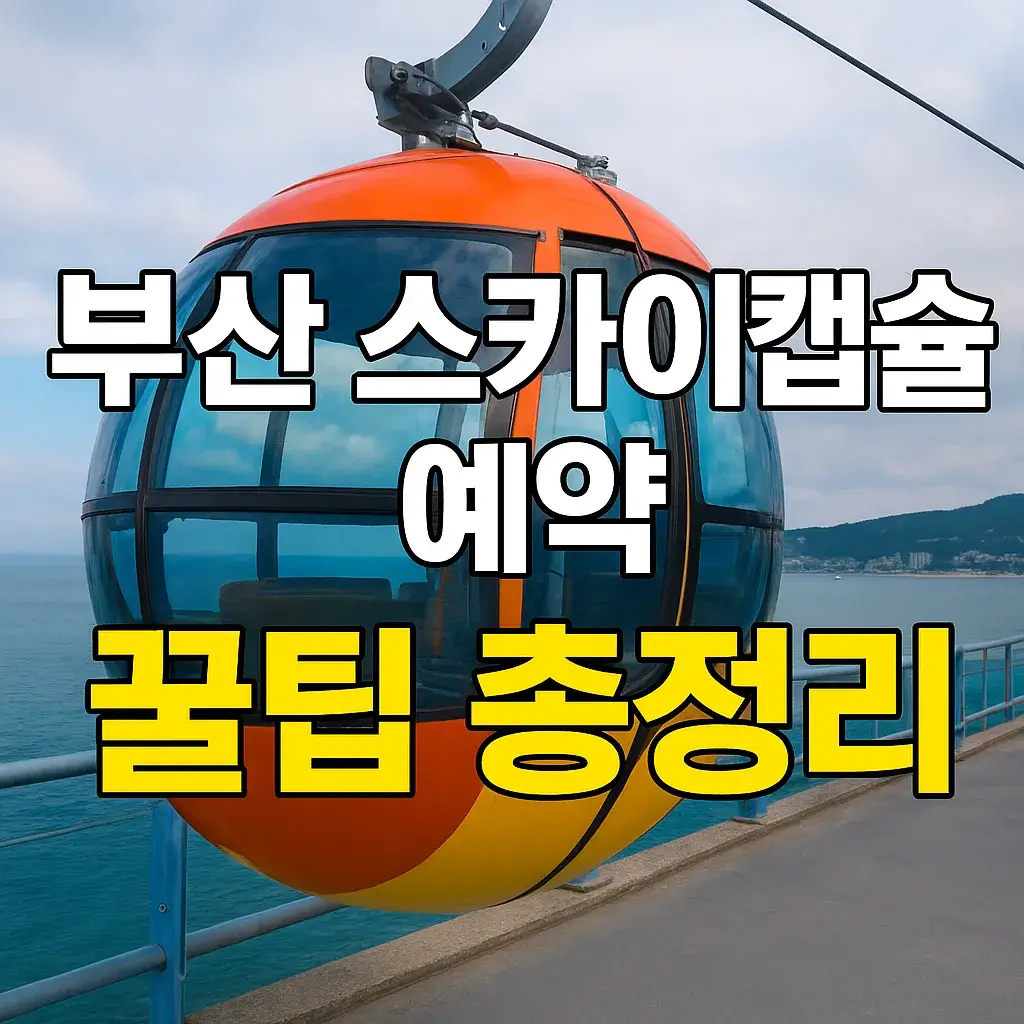 부산 스카이캡슐 예약 썸네일