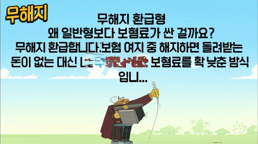 치매보험 비교 무해지 환급형이 저렴한..