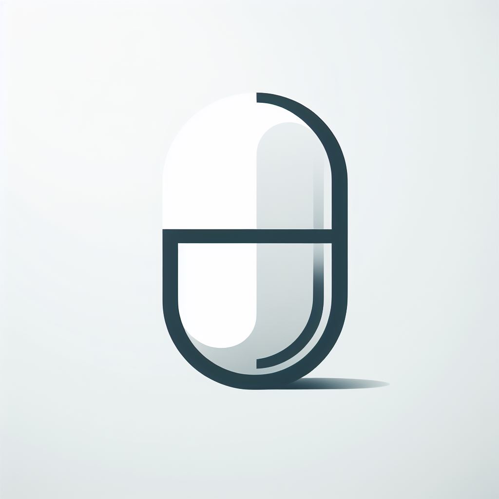 흰색 알약 로고 3