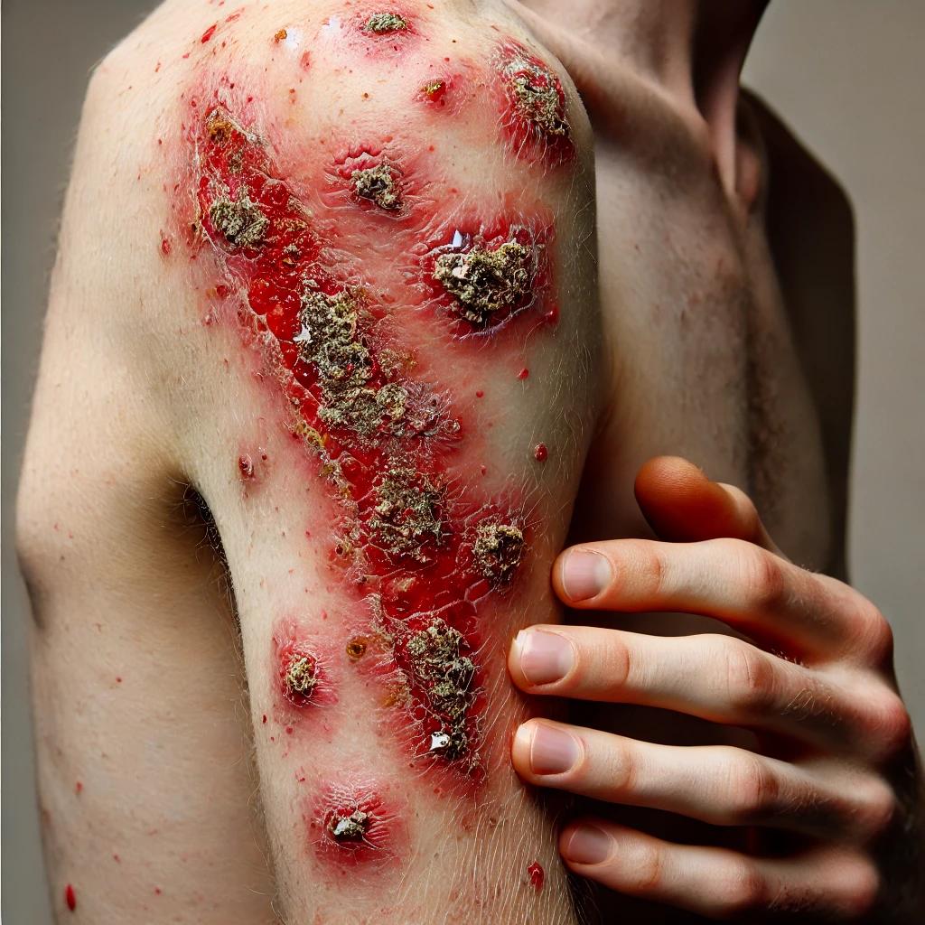 대상포진 딱지 간지러움