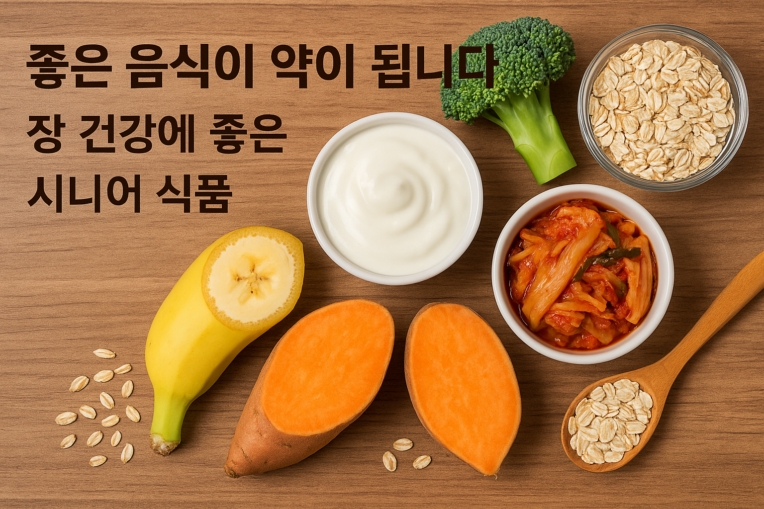 좋은 음식이 약이 됩니다 – 장 건강에 좋은 시니어 식품