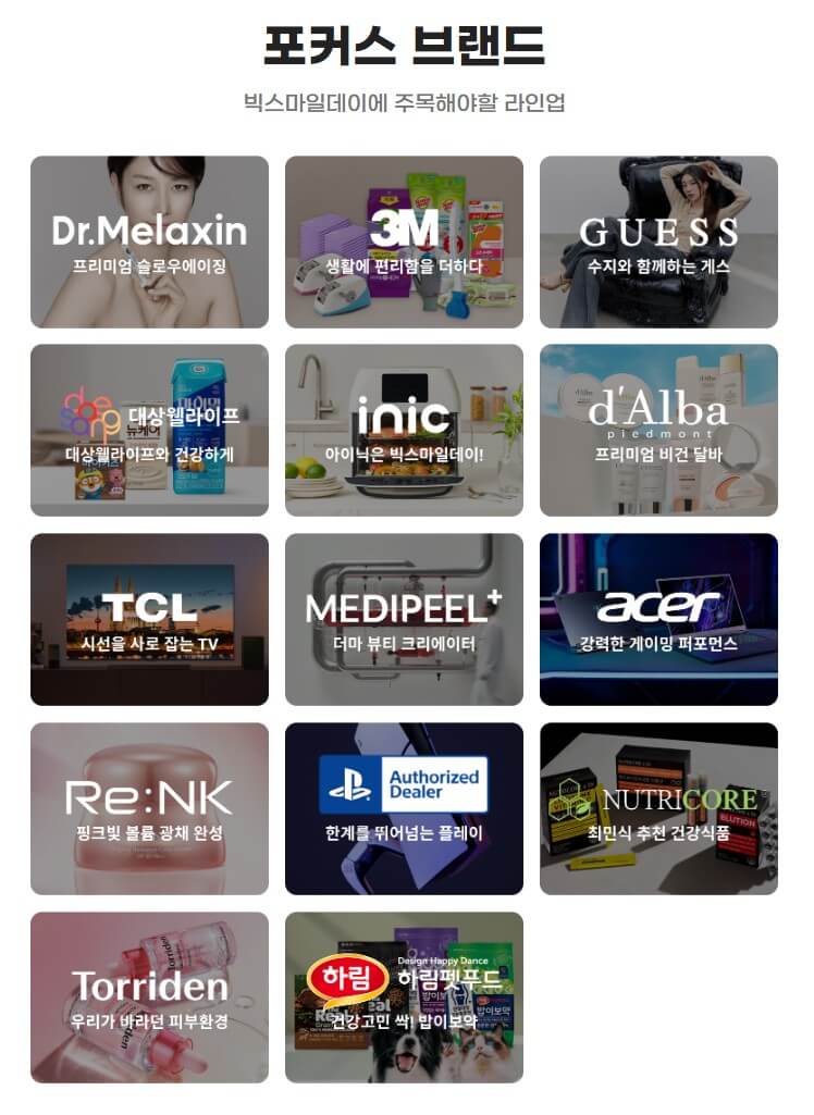 2025 빅스마일데이 일정