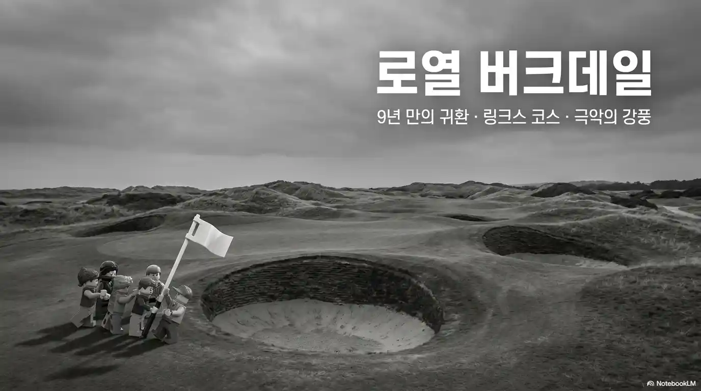 로열 버크데일 링크스 코스와 벙커를 표현한 이미지