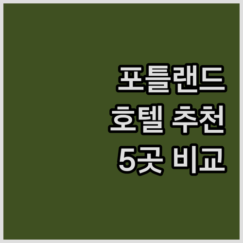 포틀랜드 호텔 추천 햄프턴 인, 코트..