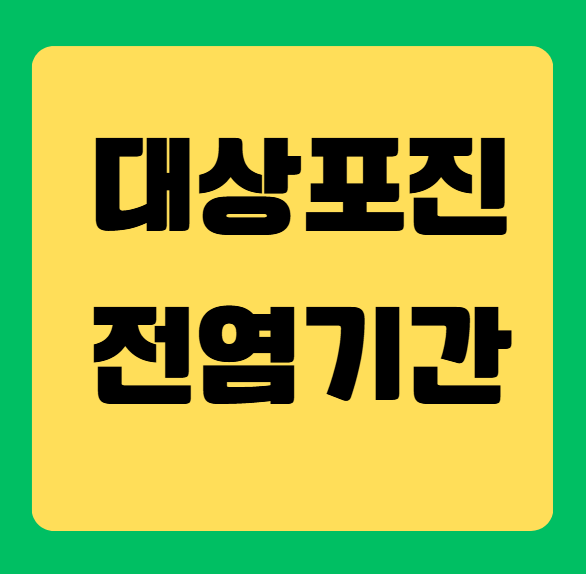 대상포진 전염기간, 정확히 알고 대비하세요