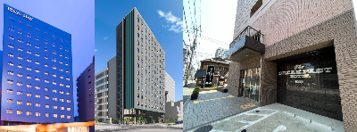 후쿠오카 3개호텔 전경사진