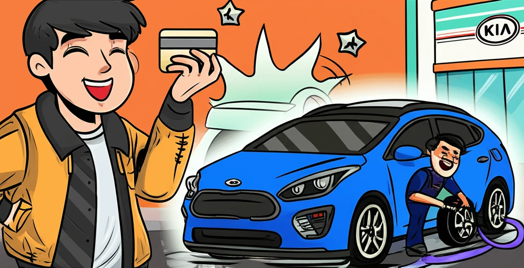 기아 전용 현대카드 할부 이율 및 선..