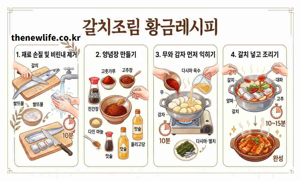 갈치조림 황금레시피