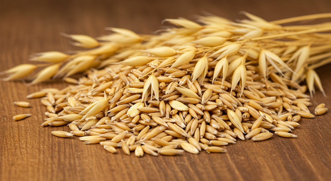 콜레스테롤 감소 효과가 있는 귀리의 모습