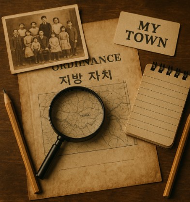 사람들이 모은 지역 자료들의 기록