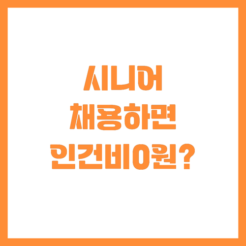 숙련된 시니어 채용 기업을 위한 20..