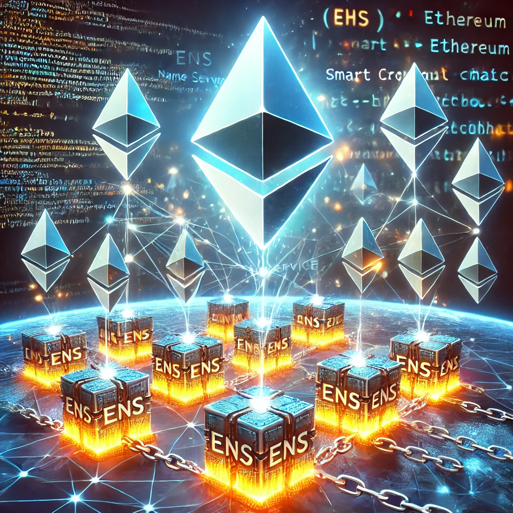 이더리움 네임 서비스, 스마트컨트랙트 기반 동작 원리와 관련된 이미지