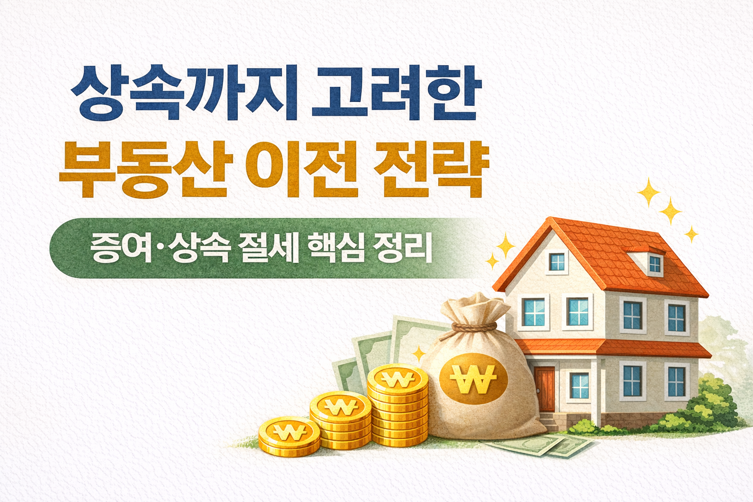 상속까지 고려한 부동산 이전 전략