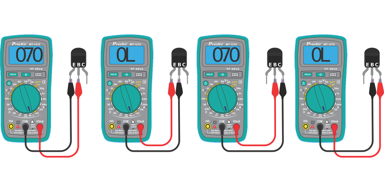전류측정기 4개 이미지