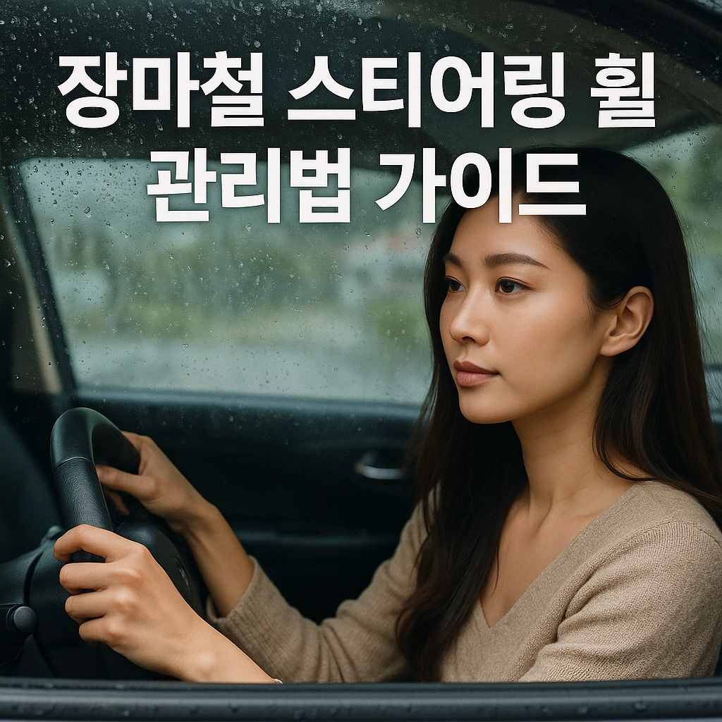 장마철 스티어링 휠 관리법 가이드