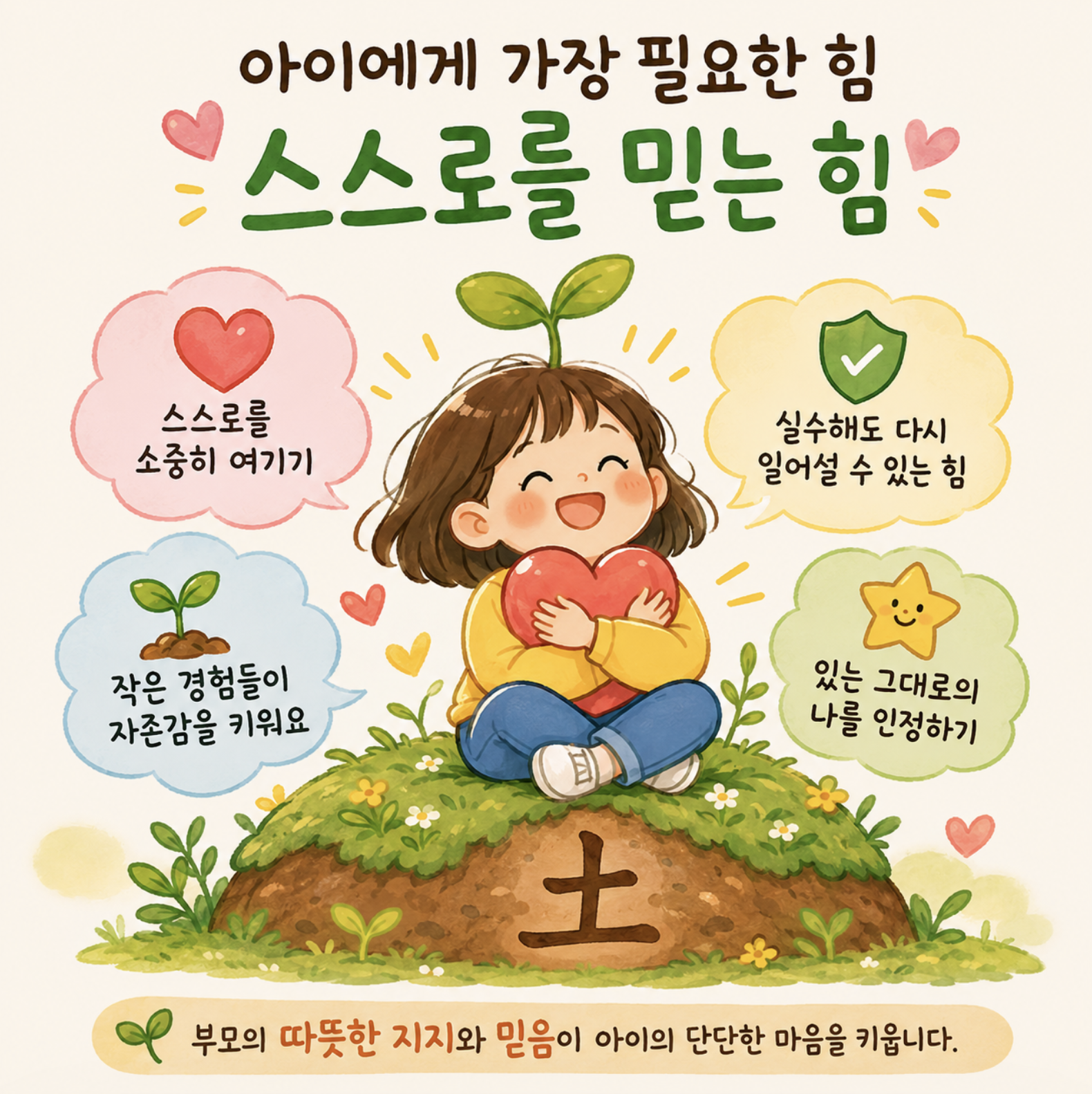 아이에게 가장 필요한 것은 스스로를 믿는 힘
