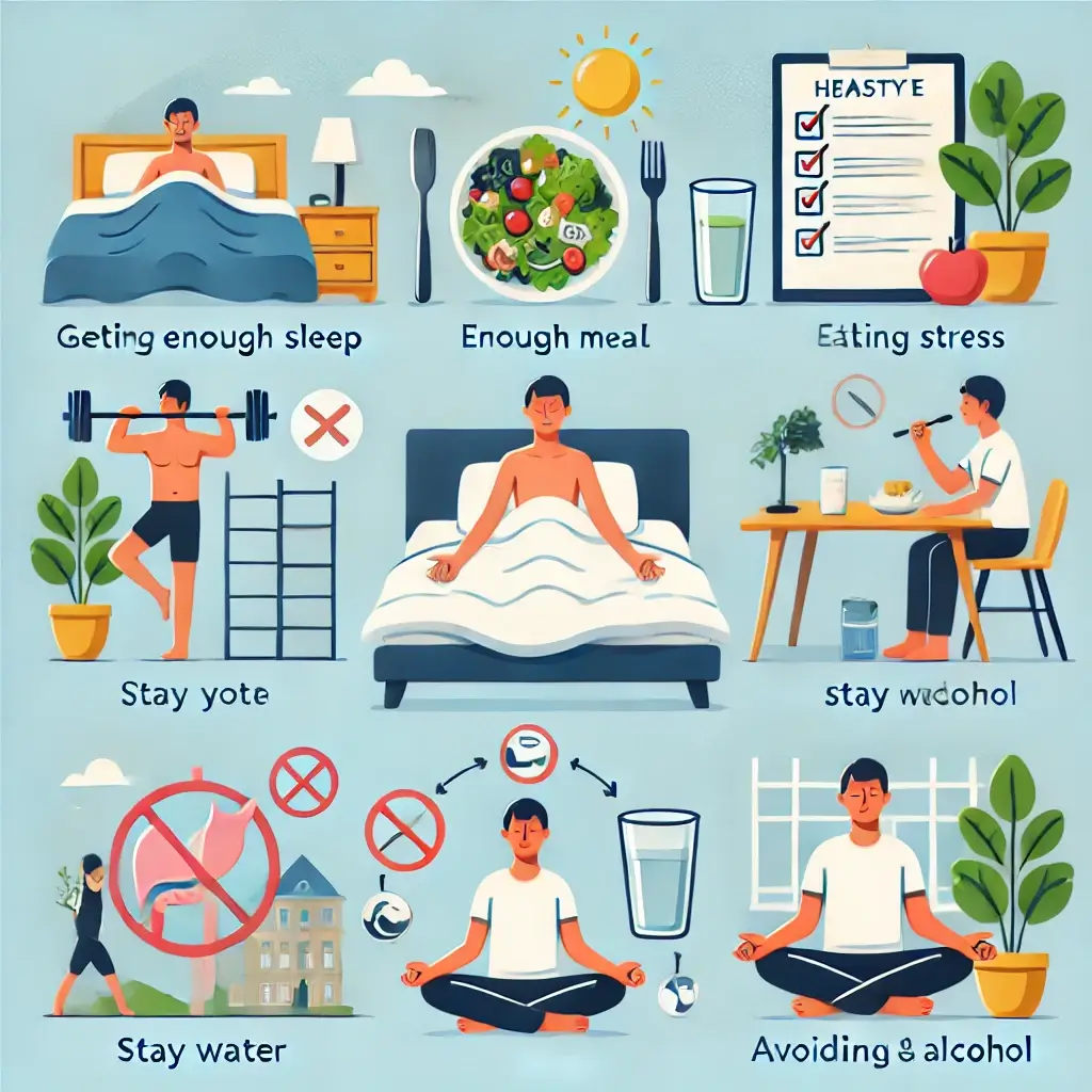 속 울렁거림과 어지러움에 좋은 습관