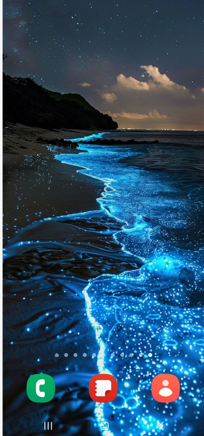 1. 홈화면 빈 곳을 길게 눌러주세요