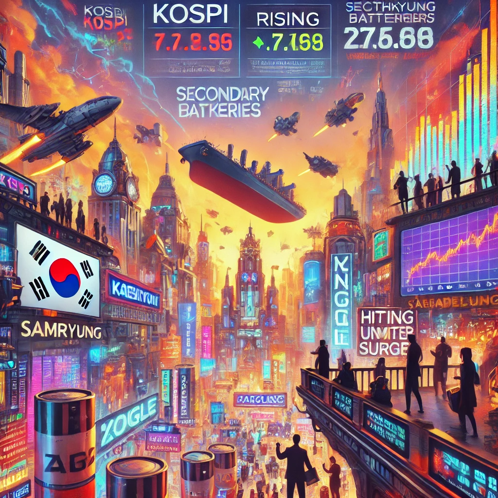 2025년 04월 25일 금요일 - 코스피·코스닥 상승, 조선·반도체 업종 강세