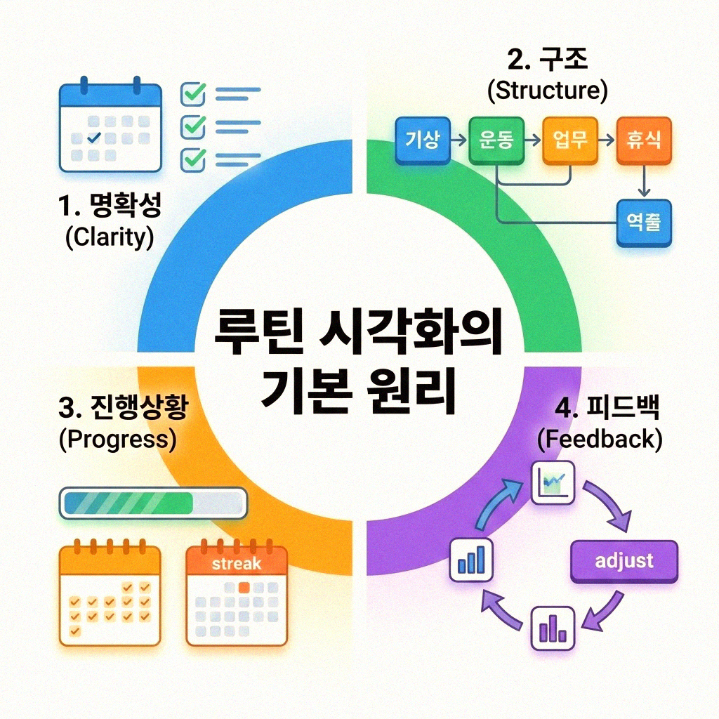하루 루틴을 그림으로 관리하는 마법 노트법