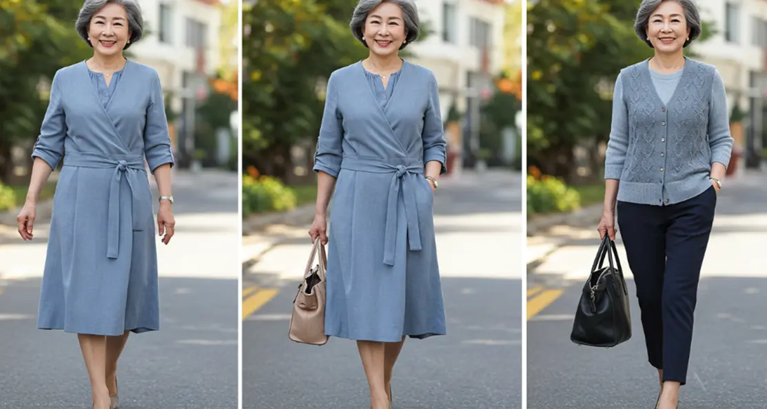 60대 여성 편안한 의류 코디법