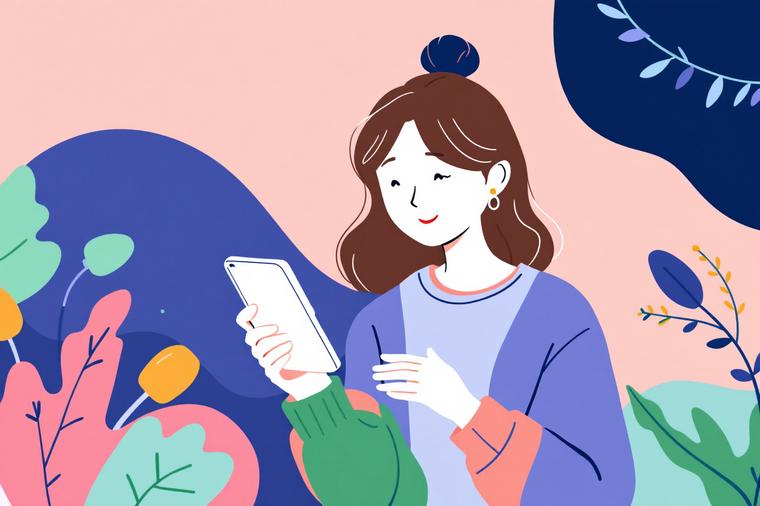 공유누리 신청하는 여성