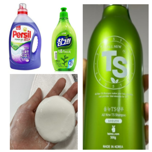 계면활성제가 사용되는 제품 예시