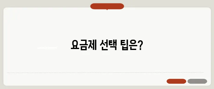 알뜰폰요금제비교 요금 폭탄 막는 방법