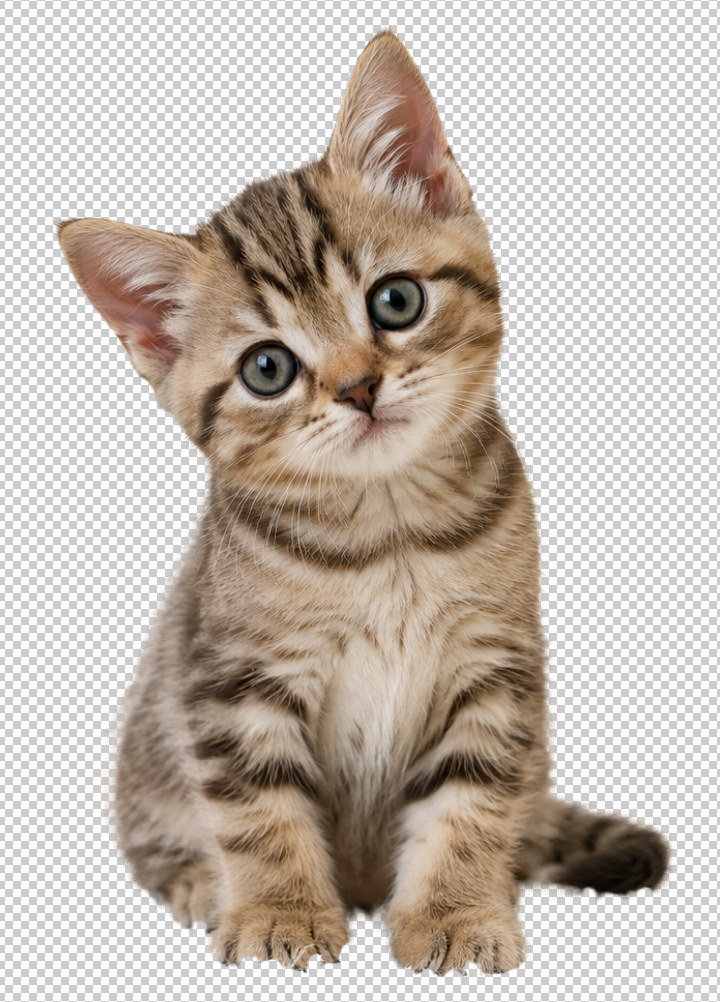 Adobe Express 누끼 결과물